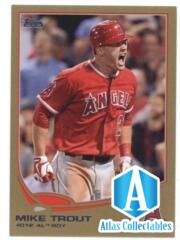 2013 Topps Gold #338 Mike Trout Angels NM-MT /2013